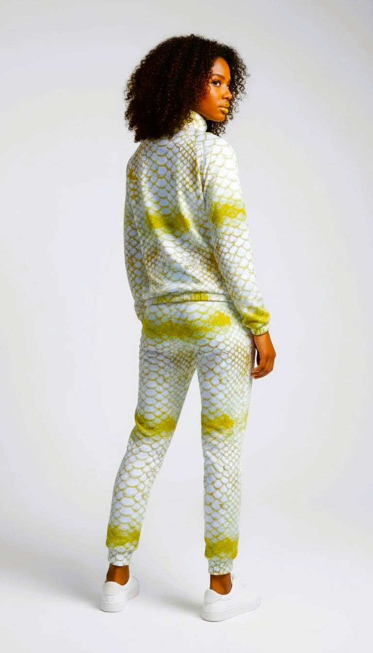 Gold White Shine Lightweight Casual Jacket