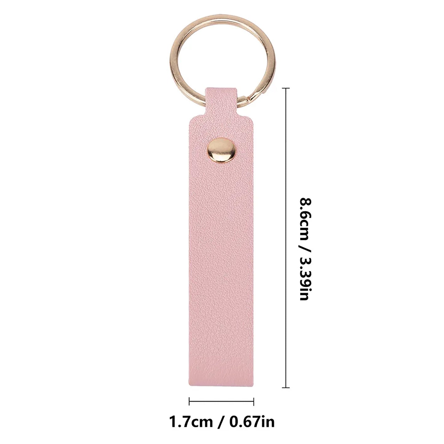 Leather Ring Key Chain